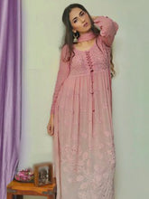 Rose Gold Chikankari Kurta