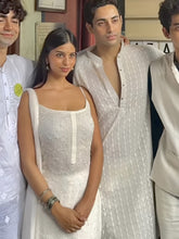 Star White Chikankari Kurta