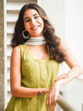 Forest Green Chikankari Kurta