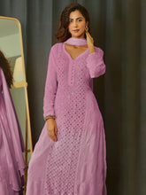 Dusty Rose Ring Work Kurta Set - Shop Label Aishwaryrika