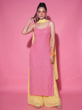 Dolce Strappy Chikankari Kurta Set (Set of 3)