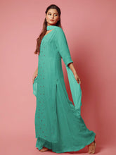 Celeste Chikankari And Mukaish Kurta Set - Shop Label Aishwaryrika