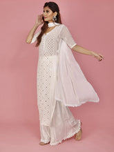 Ivy Chikankari Sharara Kurta Set