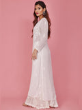 Luna Chikankari Kurta-Sharara Set