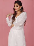 Luna Chikankari Kurta-Sharara Set