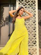 Illuminating Chikankari Strappy Kurta Set