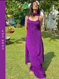 Dark Hues Strappy Chikankari Kurta Set