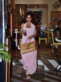 Janhvi Kapoor in Primrose Chikankari Strappy Kurta Set (Set of 3)