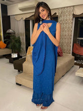 Royal Blue Chikankari Kurta Set