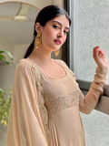 Caramel Dolce Chikankari Mastani Anarkali Set
