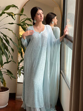 Eleanor Blue Chikankari Kurta Set (Set of 3)