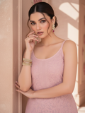 Powder Pink Chikankari Kurta