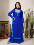 Elara Chikankari & Lace Kurta Set (Set of 3)