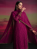 Versailles Chikankari & Lace Kurta Set (Set of 3)
