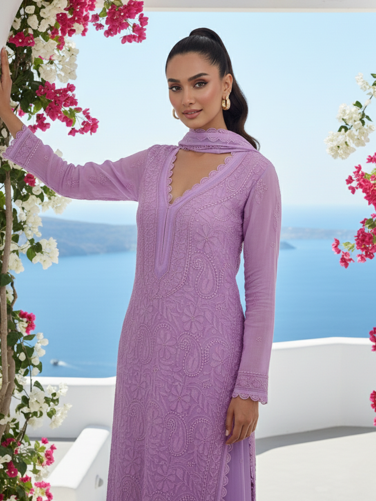 Mirella Chikankari Kurta Set (Set of 3)