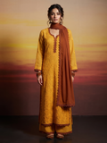 Chantilly Chikankari & Lace Kurta Set (Set of 3)