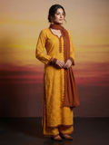 Chantilly Chikankari & Lace Kurta Set (Set of 3)