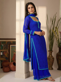 Elara Chikankari & Lace Kurta Set (Set of 3)