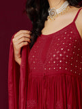 Chilli Pepper Short Chikankari Kurta - Shop Label Aishwaryrika