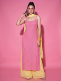Dolce Strappy Chikankari Kurta Set (Set of 3)