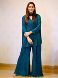 Jade’s Touch Short Chikankari Short Kurta-Sharara Set