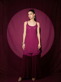Winery Chikankari Short Kurta Set