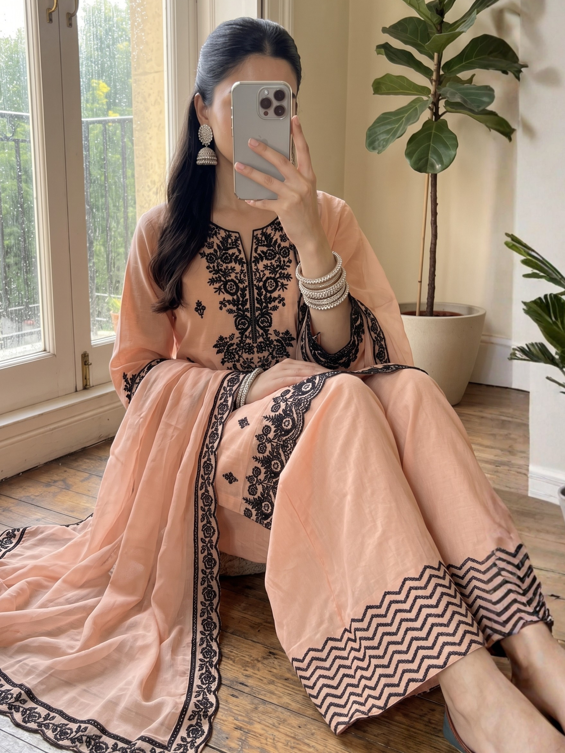 Araya Kurta Set (Set of 3)