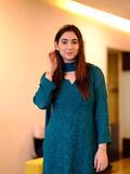 Jade’s Touch Short Chikankari Short Kurta-Sharara Set