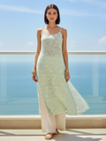 Juniper Chikankari & Lace Sleeveless Kurta