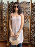 Blush Reverie Chikankari Short Kurta
