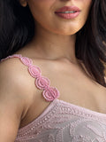 Blush Reverie Chikankari Short Kurta