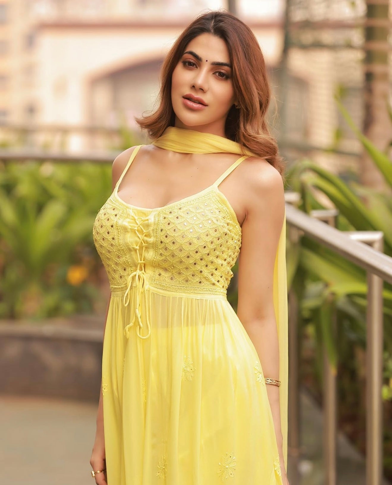 Sugar Cookie Anarkali Chikankari Kurta