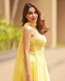 Sugar Cookie Anarkali Chikankari Kurta