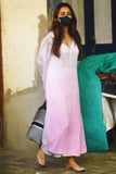 Alina Pink Full Sleeves Chikankari Kurta