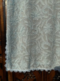 Icy Blue Summer Sorbet Chikankari Short Kurta