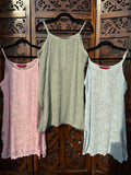 Sicilian Pistachio Summer Sorbet Chikankari Short Kurta