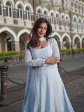 Tourmaline Chikankari Lace Anarkali Set (set of 3)