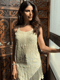 Lemon Cheesecake Summer Sorbet Chikankari Short Kurta
