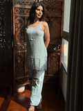 Sicilian Pistachio Summer Sorbet Chikankari Short Kurta