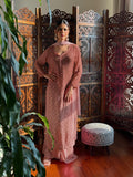 Rustic Rose Chikankari & Mukaish Ring Work Kurta