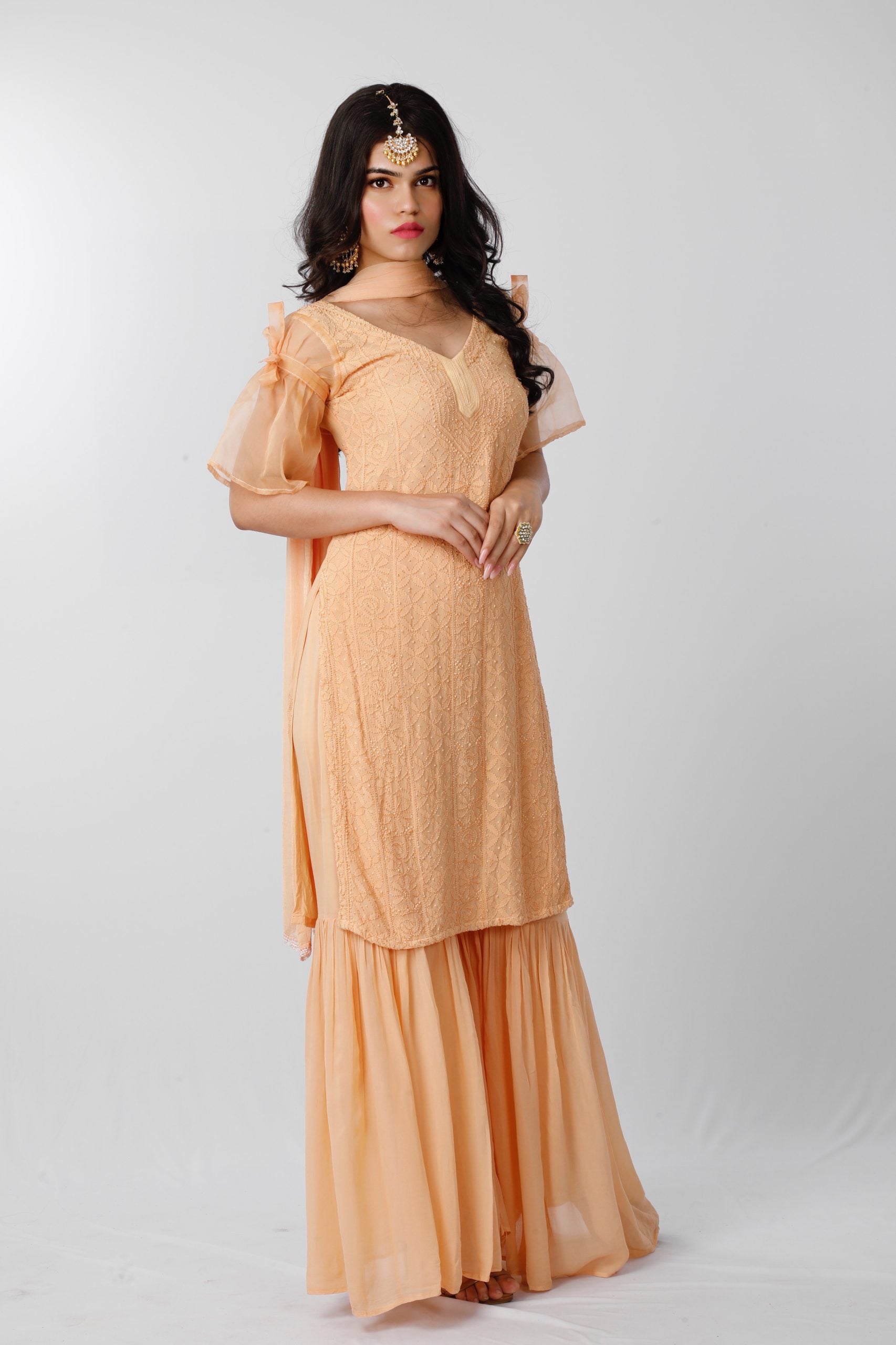 Apple Martini Chikankari Kurta Set - Shop Label Aishwaryrika