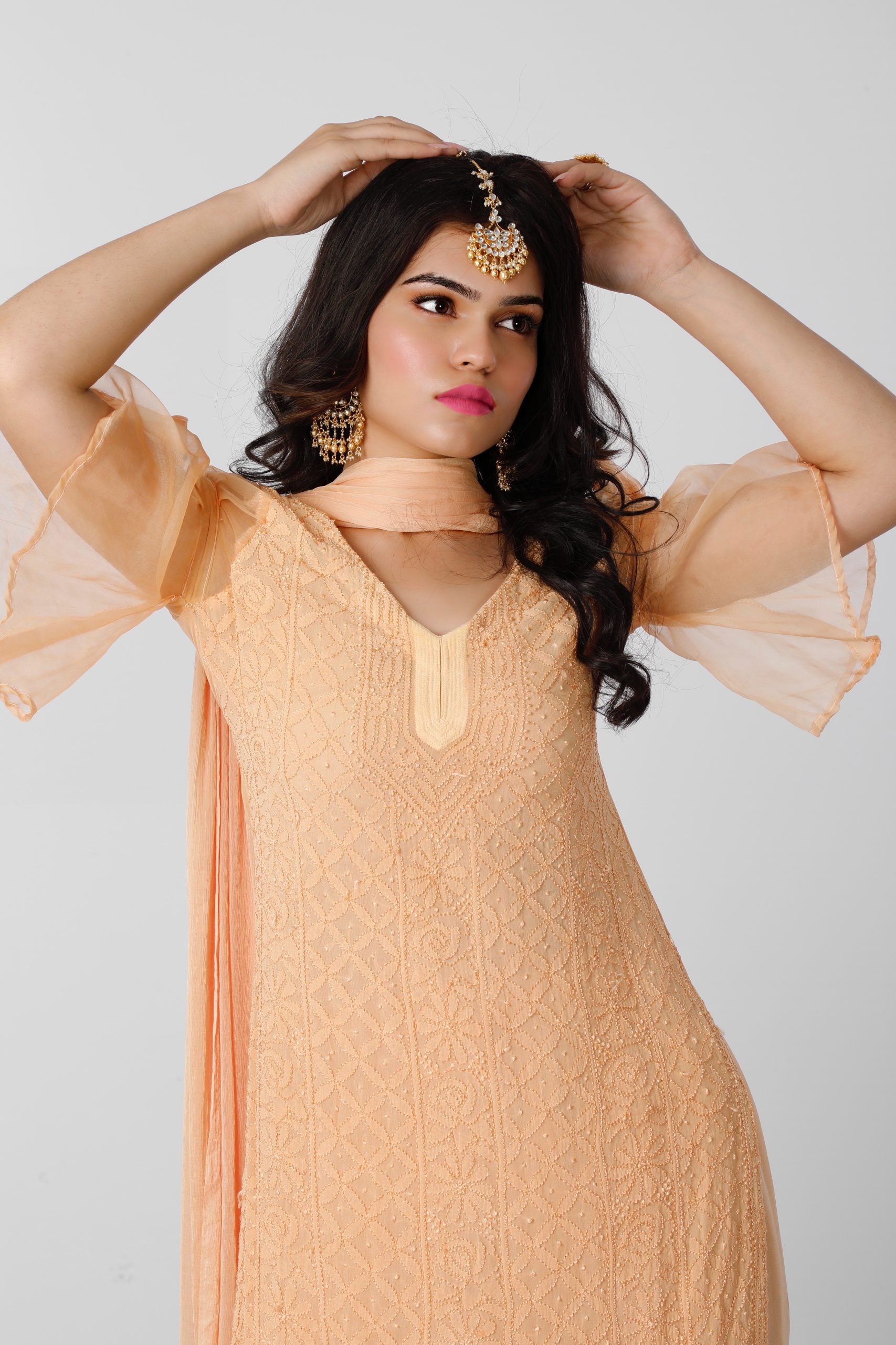 Apple Martini Chikankari Kurta Set - Shop Label Aishwaryrika